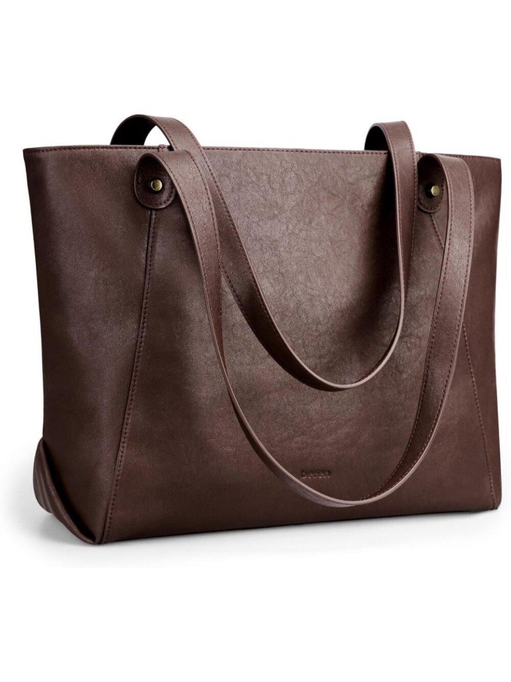 Women  Z1-cognacer brown  Satchel Laptop Compartment Bag